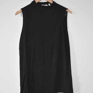 Babaton Black Mock Neck Tank Top